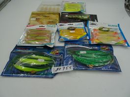 9x Gummifische für Egli, Hecht, Forelle und Zander (NEU!)