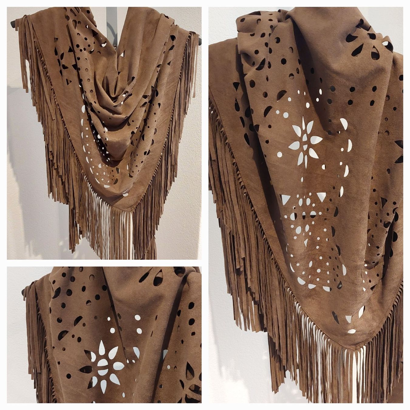 Foulards, Tücher & Schals: Western Dreieckschal braun – Neu (gemäss Beschreibung) aus Herbetswil von Lipasto 1