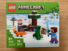 💥LEGO Minecraft 21583 Steves Abenteuer in der Taiga NEU