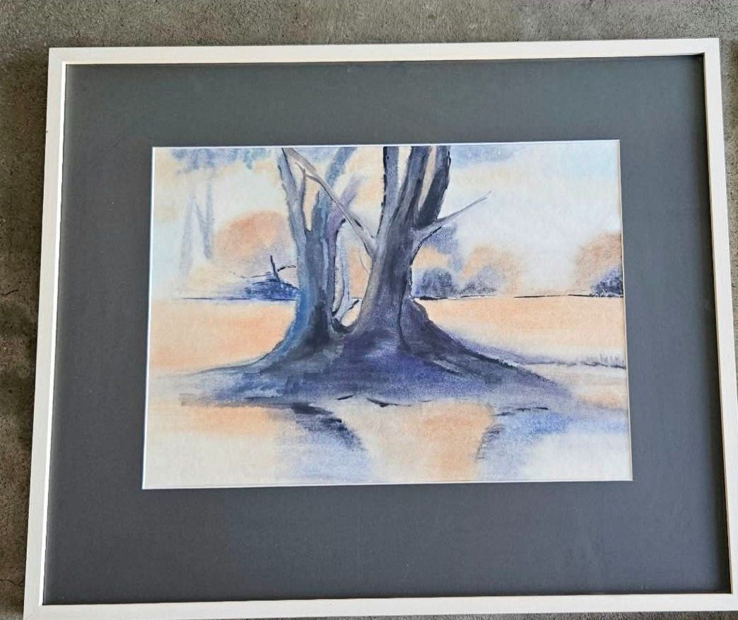 Dipinti: Aquarell-Bild mit Baummotiv – Usato da Ebnat-Kappel venduto da Pascal1924