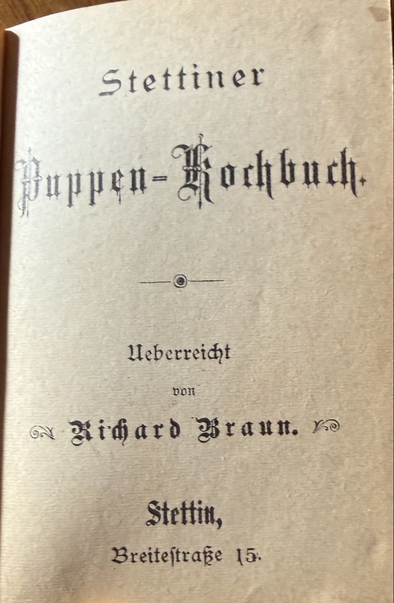 Libri: Seltenes altes Puppenkochbüchlein – Usato da Wauwil venduto da Pfgm57 1