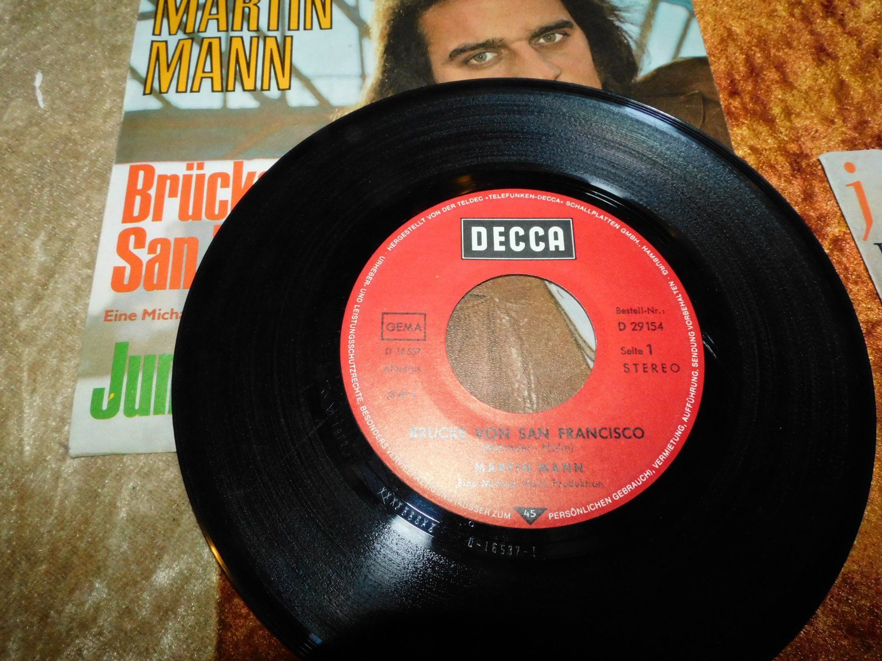 Dischi in vinile: LP Single 2 x - Johnny Nash 1985 u Martin Mann – Usato da Sursee venduto da 76 4