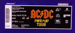 AC/DC Ticket Zürich 29.6.24! SITZPLATZ!