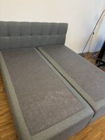 Bettgestell mit Bettkasten grau 180x200cm Gebraucht