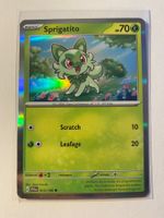 Pokemon Sprigatito 013/198 Holo Scralet & Violet EN