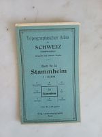 STAMMHEIM 1926 Topographischer Atlas Schweiz 1x25'000