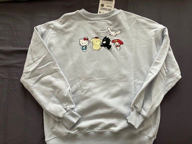 Zara Maglioni & Felpe: Pull Hello Kitty & Friends, bleu clair, NEUF! Taille 9/10 an – Nuovo e nell'imballaggio originale da Marin-Epagnier venduto da rchouchouu 1