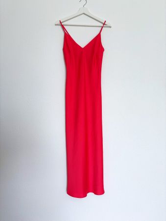 👗Maxikleid Kleid Gr. S 100% Baumwolle Silk-Optik
