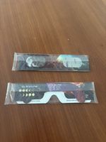 2 Stück Sonnenfinsternis-Brille zertifiziert