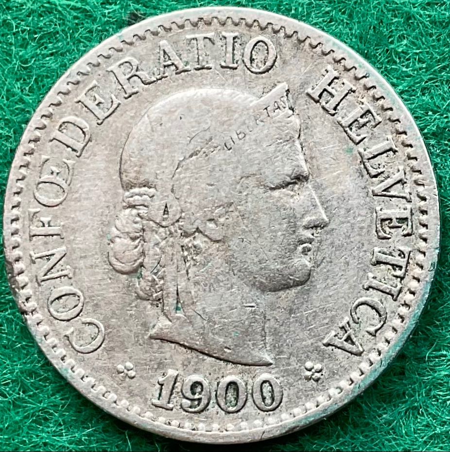 Tutti le monete: Pièce de 10 ct suisse 1900 – Usato da Plan-les-Ouates venduto da gab_cgf6