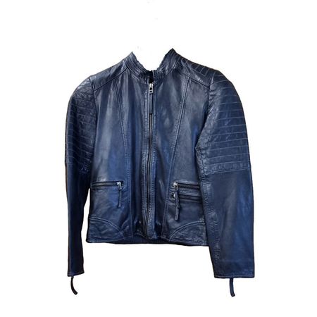Fashion Scrambler Leder Motorrad Jacke Neu Aktion!