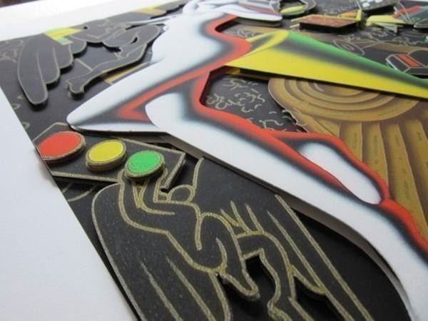 Foto & Immagini: MARK KOSTABI 3D KONSTRUKTION SIGNIERT MIT RAHMEN – Usato da Gersau venduto da kunst-online 6