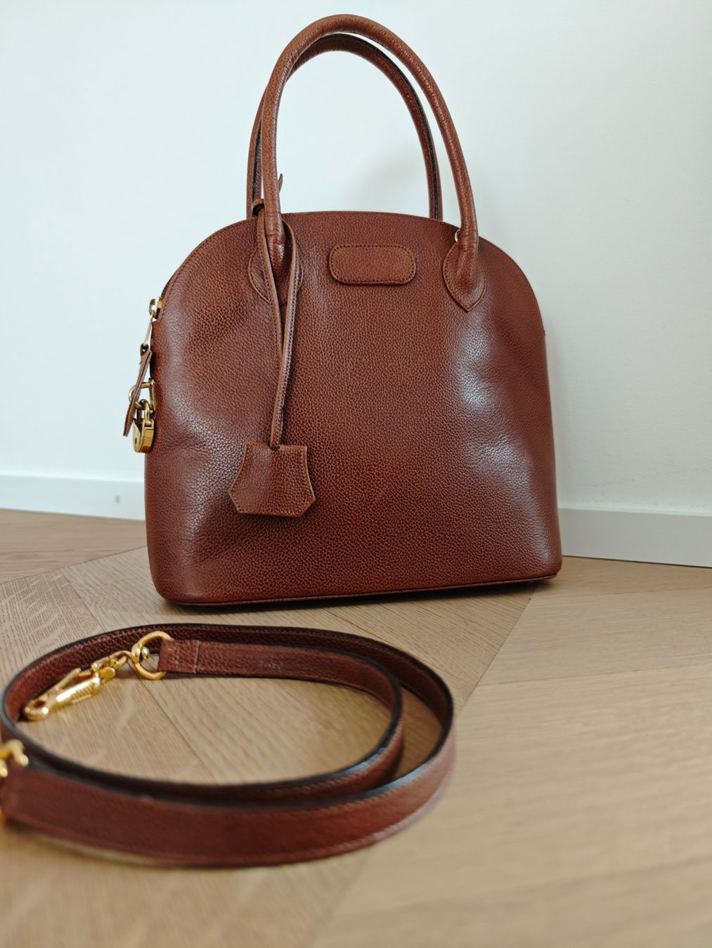 Borse da donna: Vintage Lederhandtasche H.NEUBER – Usato da Erlenbach ZH venduto da nlh