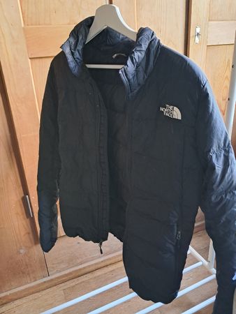 The North Face Daunenjacke Schwarz Grösse S - Top!