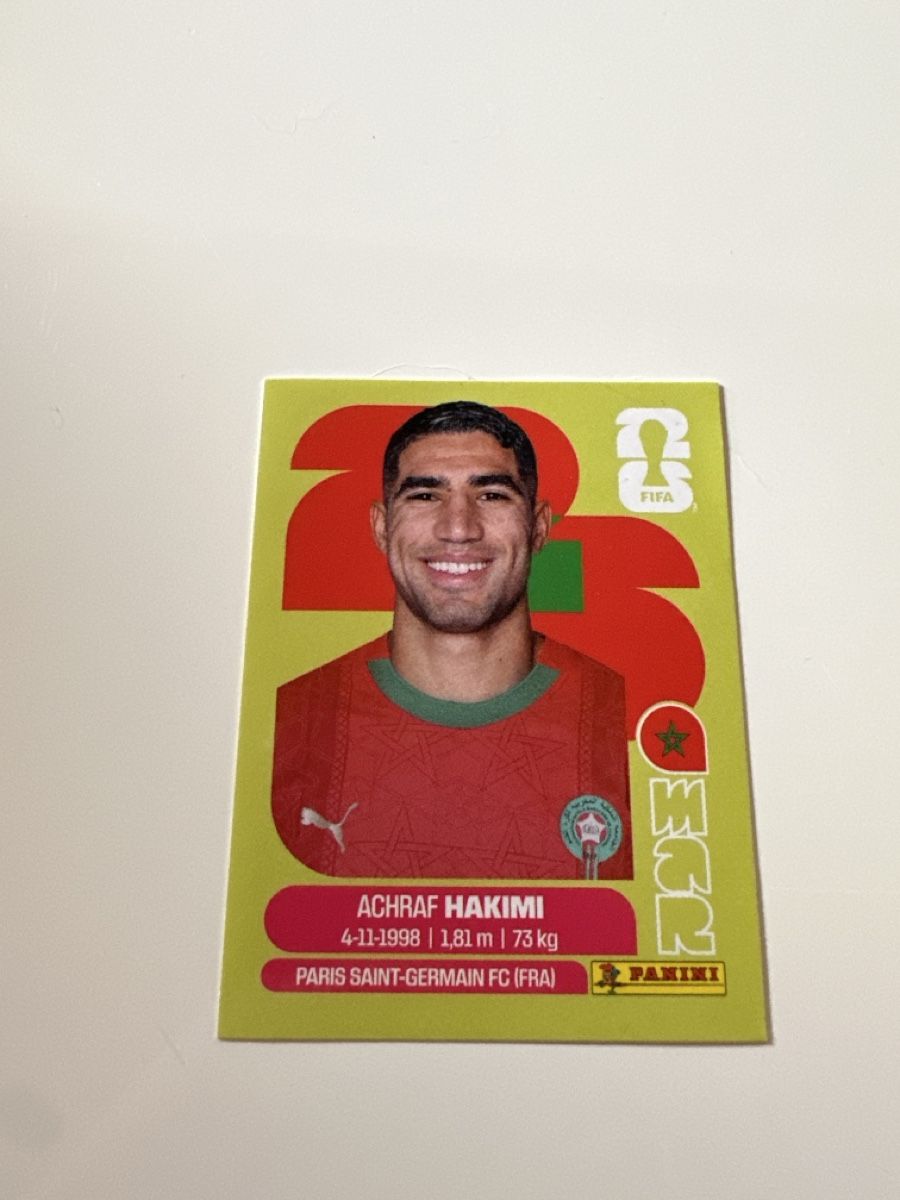 Panini Carte collezionabili: Panini Maroc Hakimi MAR 4 – Nuovo e nell'imballaggio originale da Payerne venduto da mike_lth