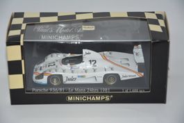 Porsche 936/81 #12 "Jules" 24h Le Mans 1981, Minichamps 1:43