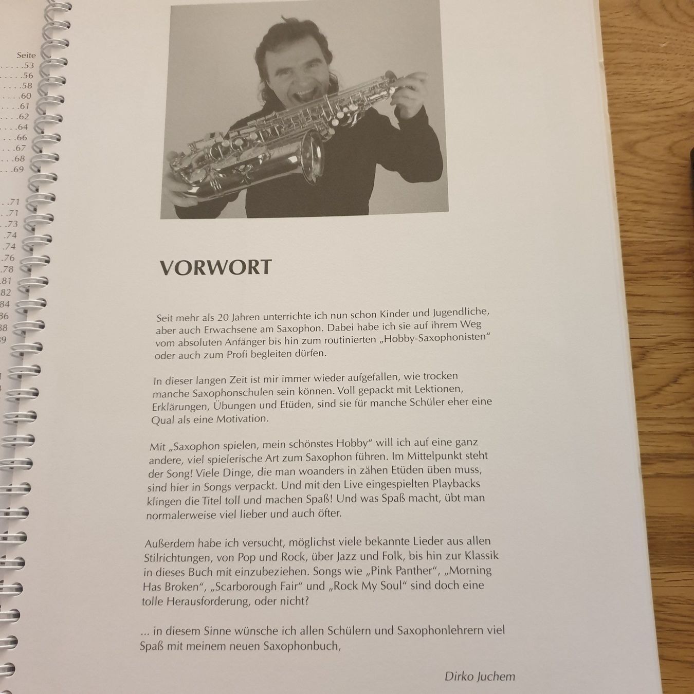 Libri: Saxophon spielen von Dirko Juchem  SCHOTT – Usato da Zürich venduto da lehmi1 4