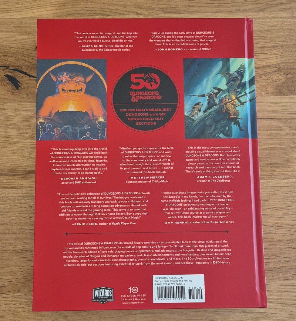 Libri: Dungeons & Dragons - Art & Arcana – Usato da Niedergampel venduto da jen_c2xq 1