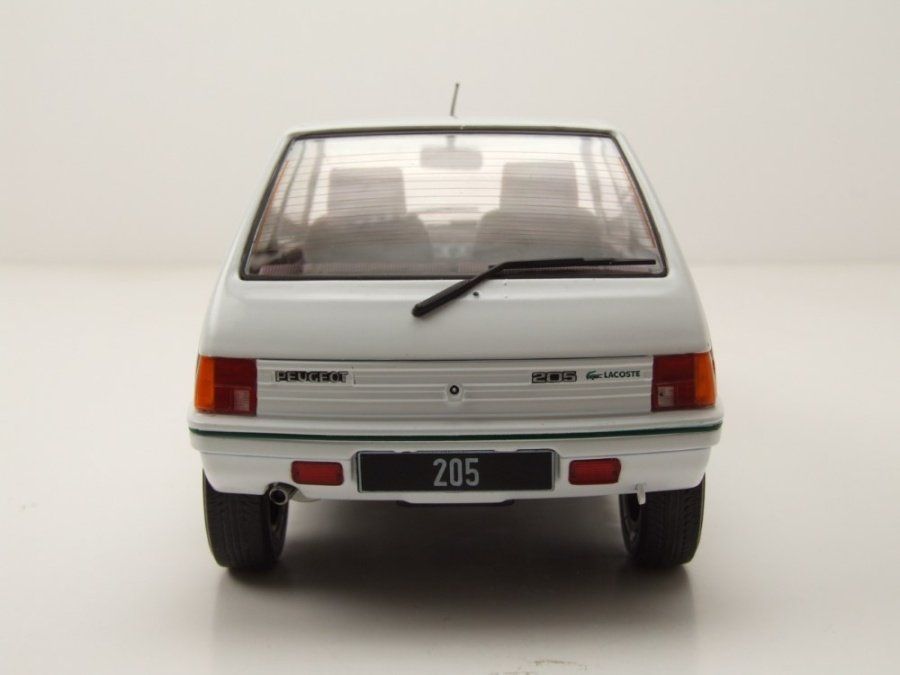 Peugeot 205 Lacoste 5-Türer 1984-1986 weiss / Decor 1:18 (Neu und