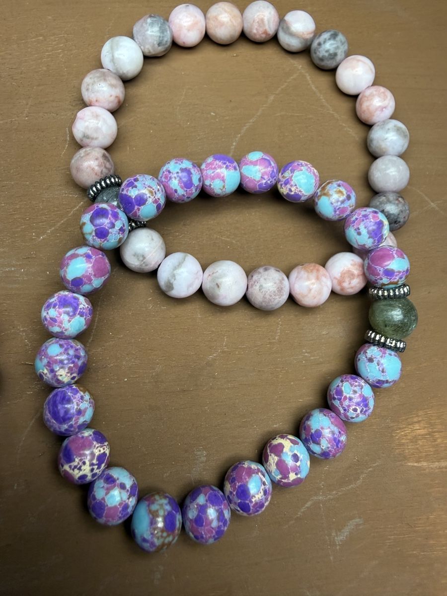 Bracelets: NEU Armband Set 5 Stck. diverse Perlen gemischt – Neuf (Voir description) à Wald ZH par Carloiten 2