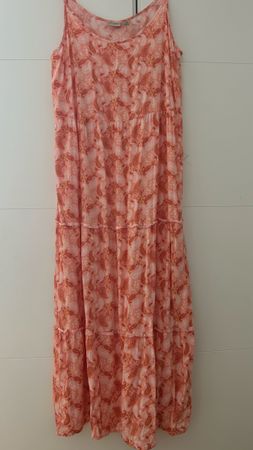 Bluemotion Sommerkleid pink Blumenmuster Grösse L neuwertig