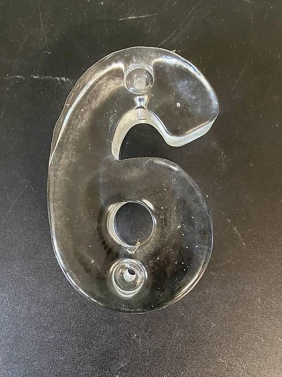 Insegne: Hausnummer aus Glas – Usato da Kaisten venduto da AMSImara 1