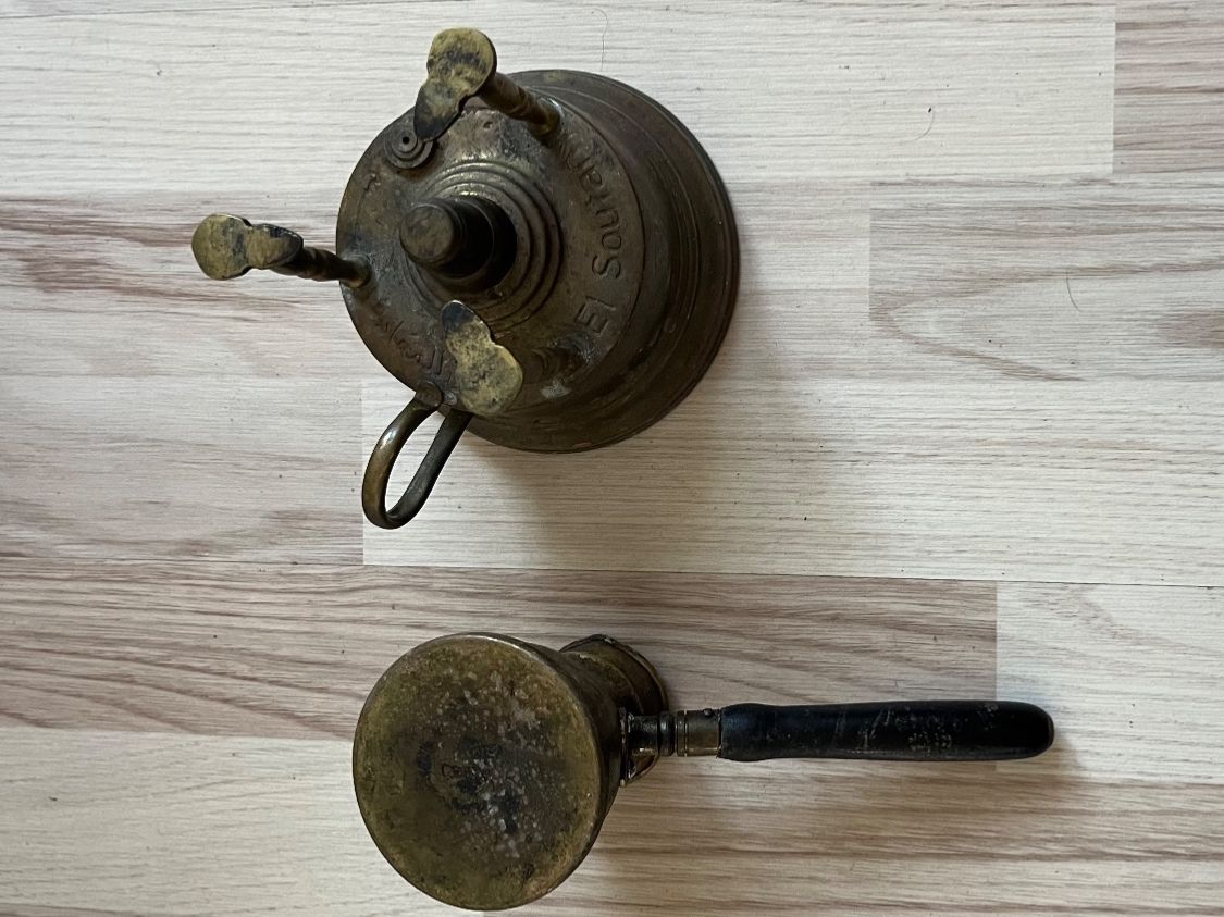 Geschirrsets: Traditionelles Orientalisches MESSING-MOKKA-SET-/KÄNNCHEN – Gebraucht aus Islikon von sav_m8xk 6