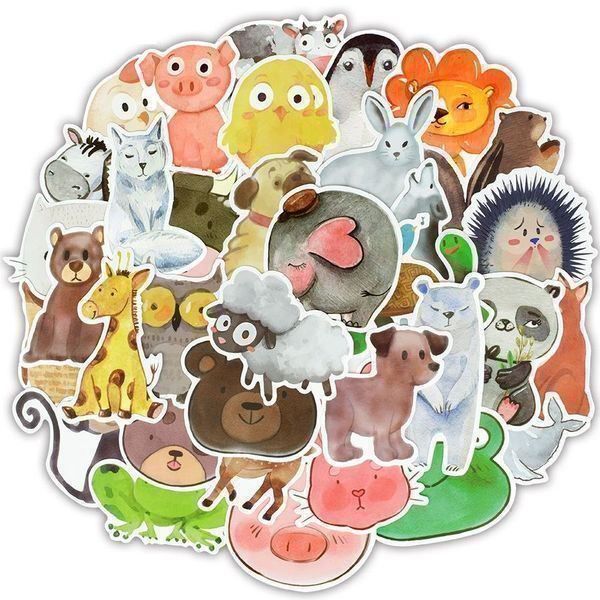 Aufkleber: 50 TIER STICKER - AUFKLEBER - WASSERFEST – Neu und originalverpackt aus Kriens von swissgadget