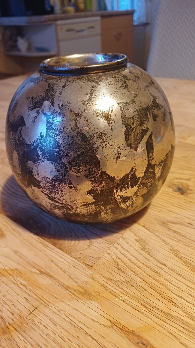 Vasen & Gefässe: Schöne Hoff Vase versilbert  – Gebraucht aus Flawil von Naphtali 6