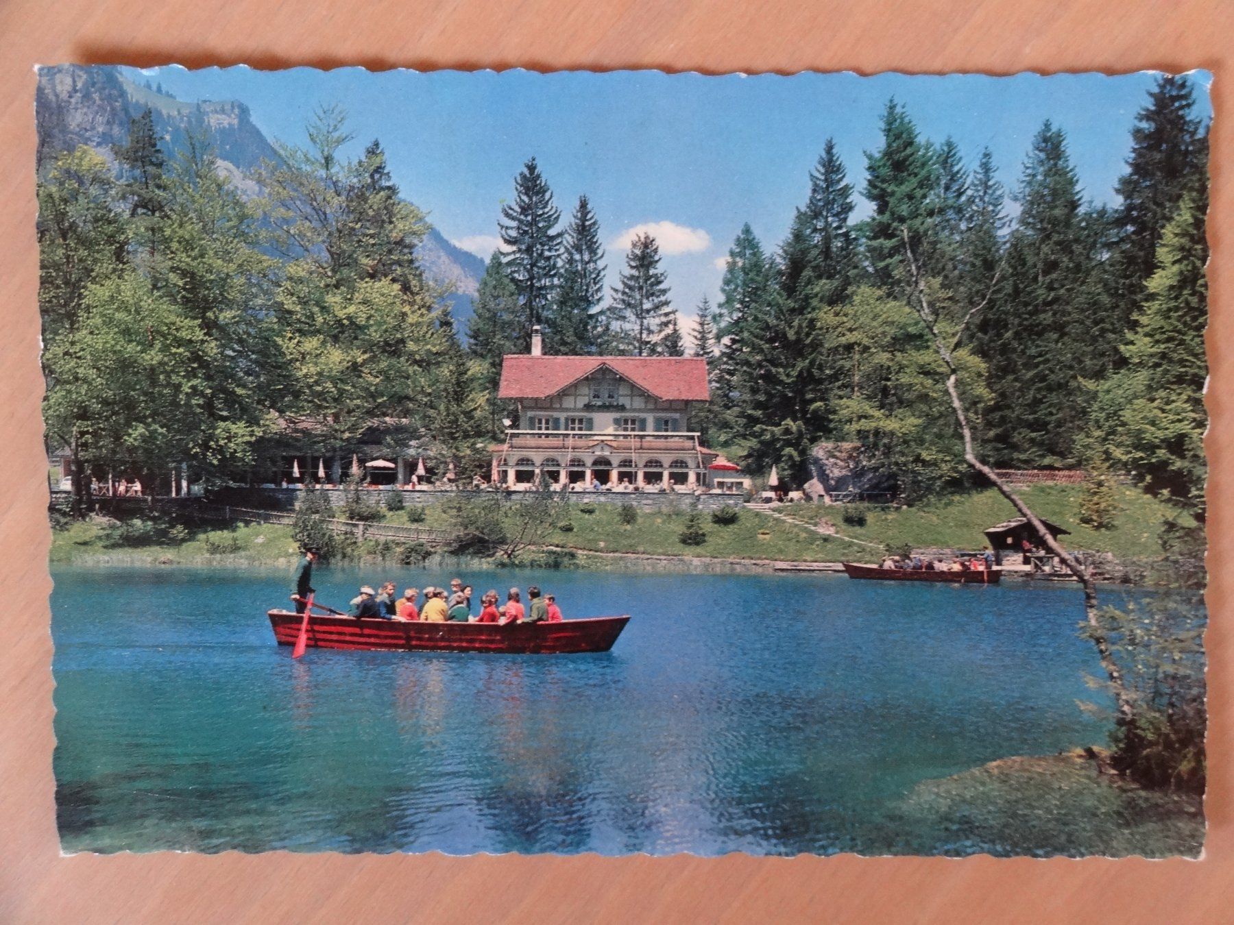 Ansichtskarten: Blausee - BE - 1972 – Gebraucht aus St Léonard von Riglin