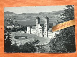 Alte Ansichtskarte Kloster Einsiedeln, Schweiz