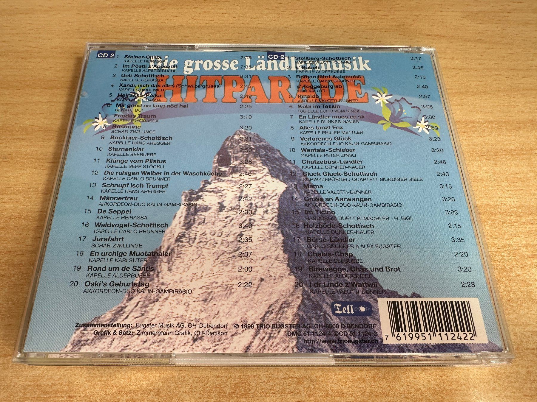 CD: X0 Various - Grosse Ländlermusik Hitparade - 2 CD – Usato da Rikon im Tösstal venduto da Alpenmutz 1