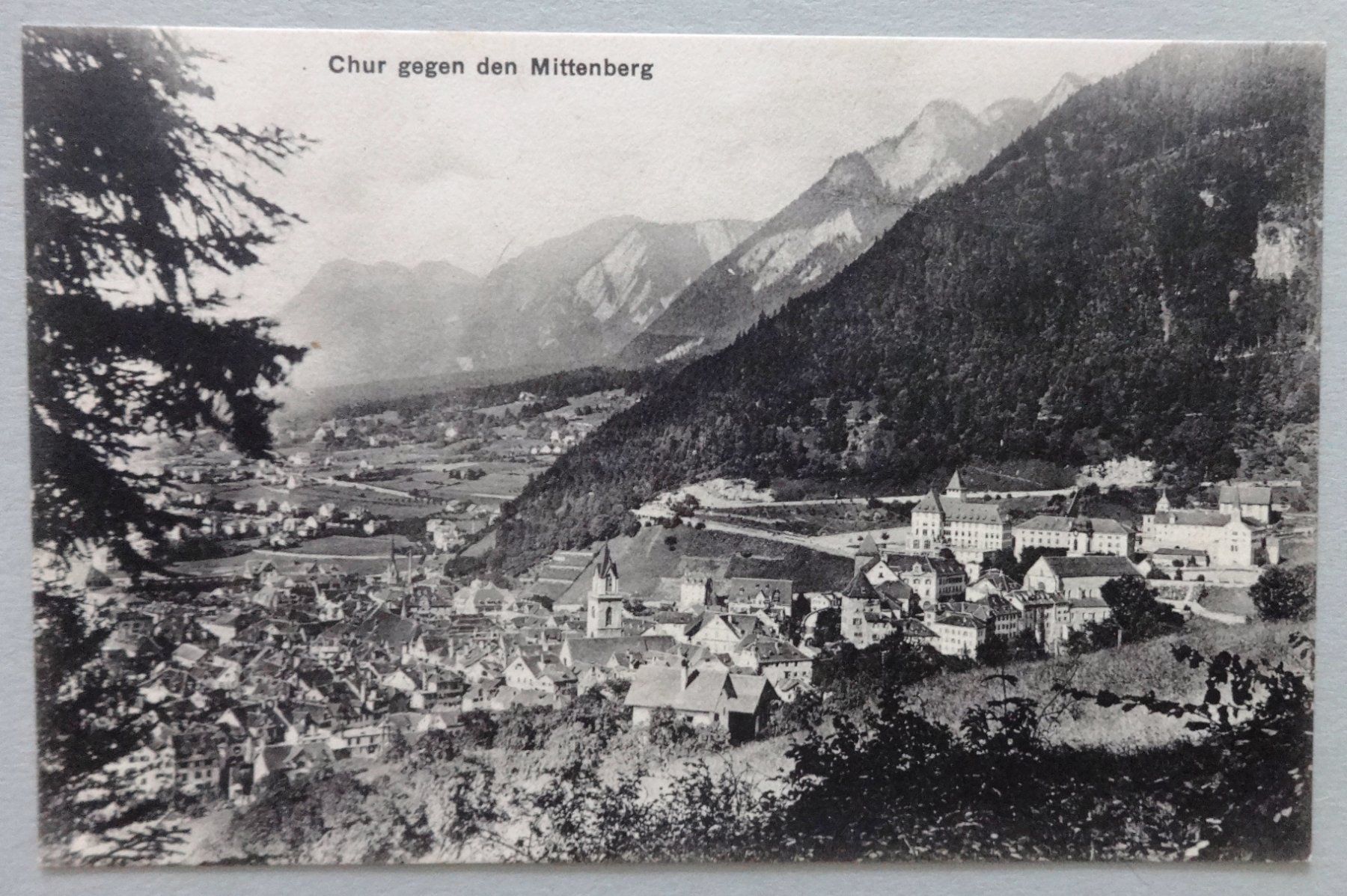 Cartoline postali: Chur gegen den Mittenberg – Usato da Fétigny venduto da Billy2miny