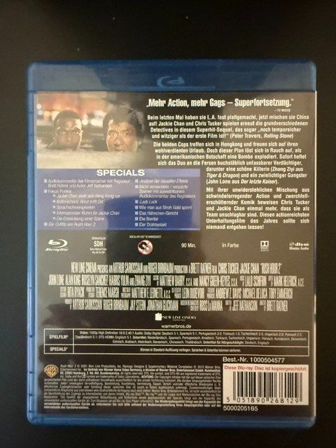 Alle DVDs: RUSH HOUR 2 **** C. CHAN & CHRIS TUKER.... – Neu (gemäss Beschreibung) aus Wollerau von NERO7000 1