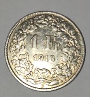1 Fr Münze 1916 guter Zustand