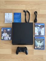 Sony PlayStation 4 PS4 500 GB mit Controller und 3 Spielen