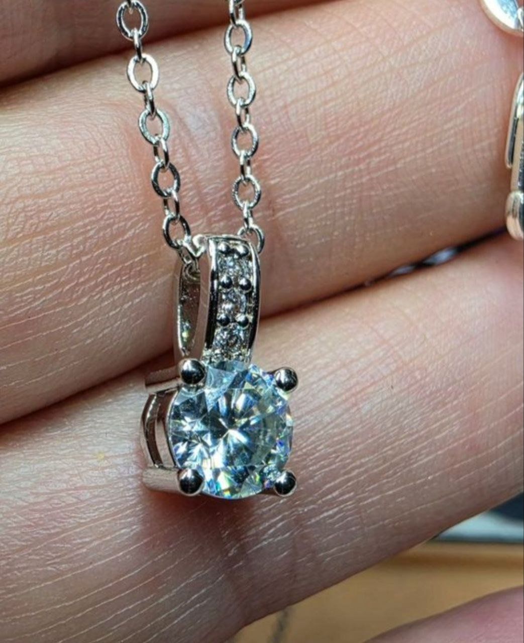 Altri gioielli: Ensemble argent avec diamants de moissanite de 2 ct – Nuovo e nell'imballaggio originale da Reconvilier venduto da Tsma67 6