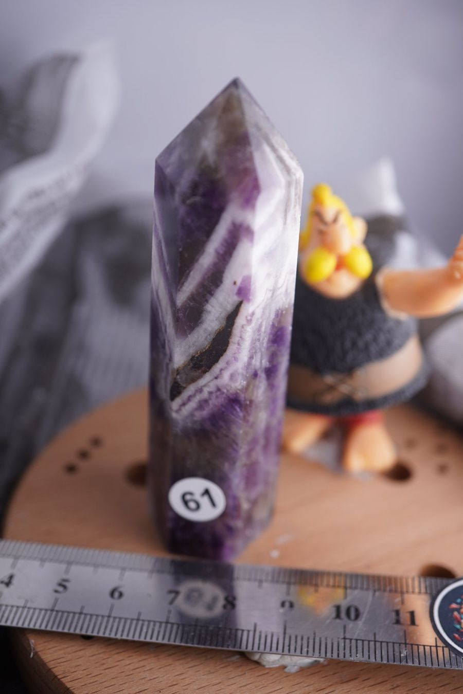 Minerali & Pietre curative: Amethyst     Spitze  ca  90mm  x 25mm – Nuovo e nell'imballaggio originale da Eschenbach SG venduto da topstone 3