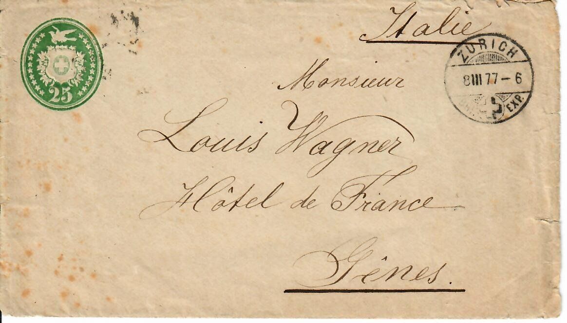 Tutti i francobolli: 25 Rp. Tüblibrief 1877 – Usato da Hochdorf venduto da Ziegel-16
