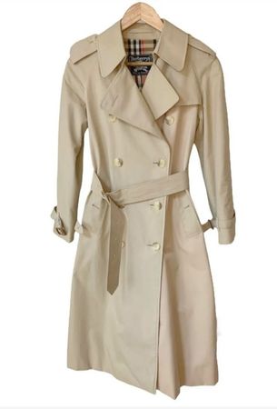 BURBERRY Mantel Trenchcoat Gehrock Gürtel Novacheck Gr.46