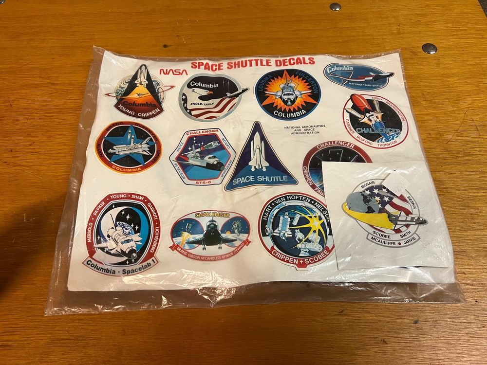 Autocollants collector NASA « Space shuttle decals » (Neu und ...