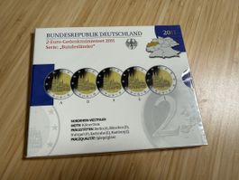 Germany 2 Euro Coin Set 2011 North Rhine-Westphalia Mint