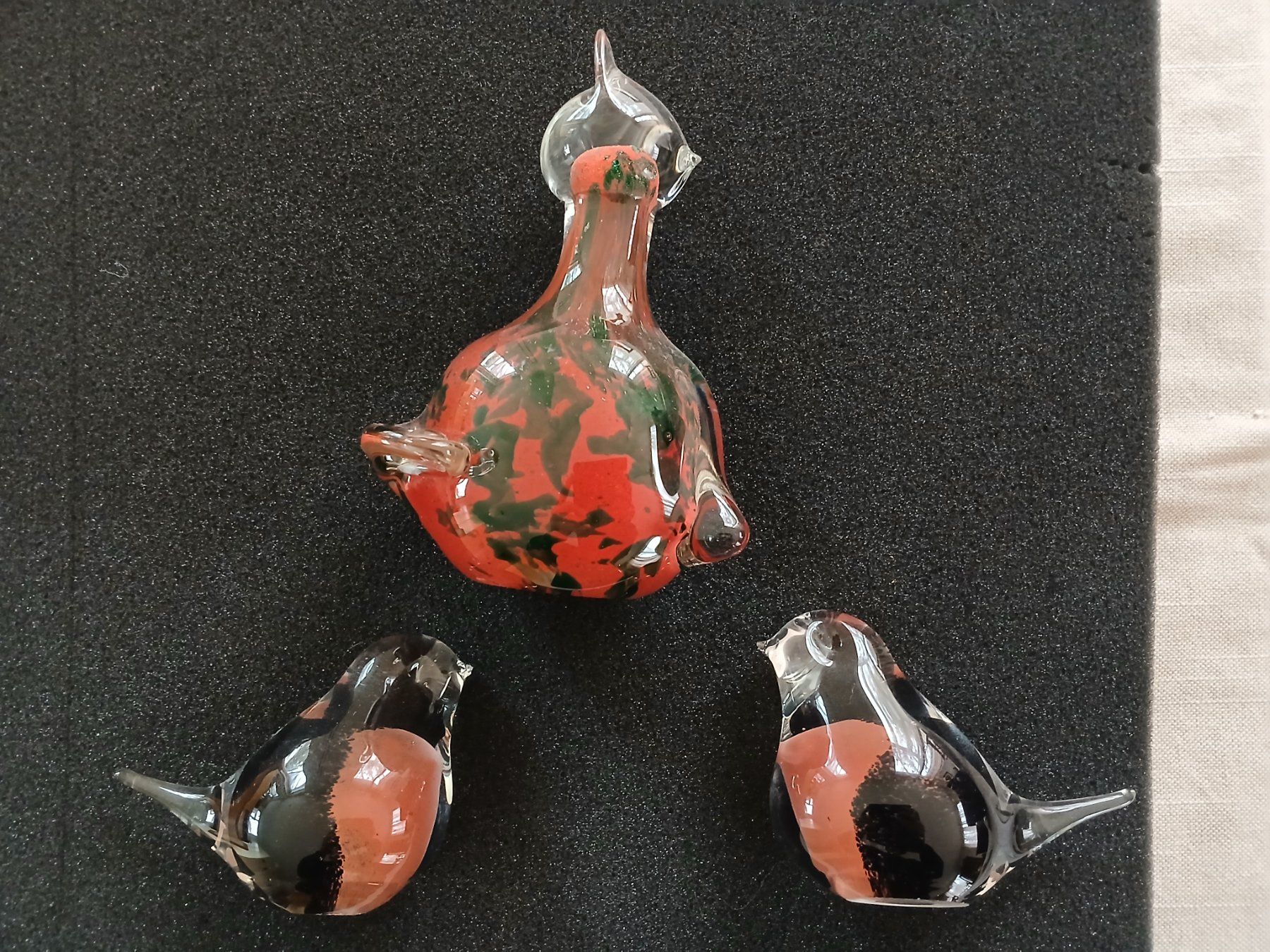 Tutte le decorazioni: Glas -Katze und zwei Spatzen – Usato da Zürich venduto da Mr.Dachboden 1