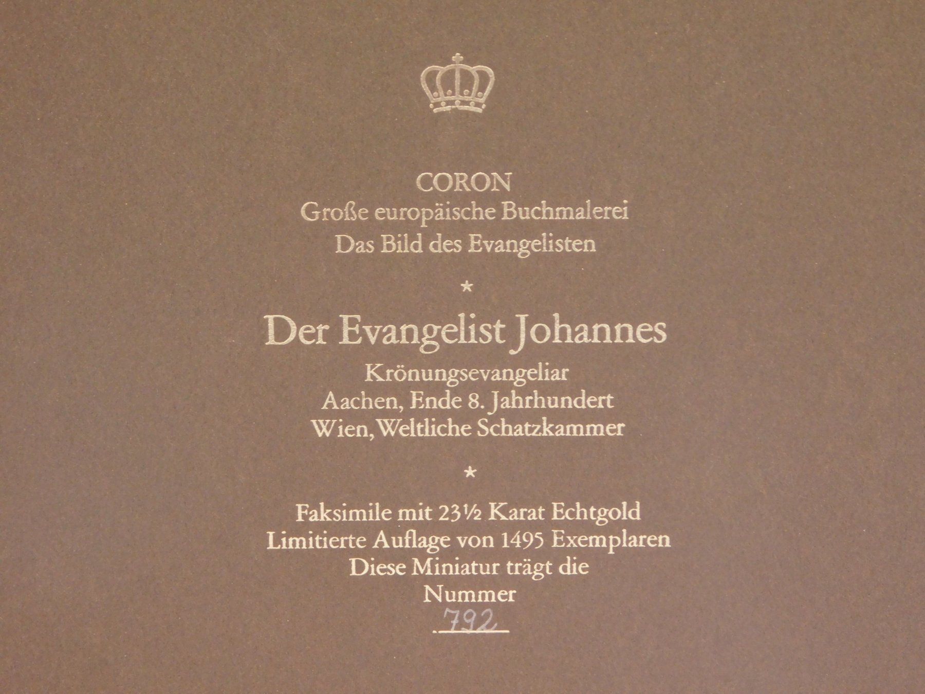 Foto & Immagini: Bild Der Evangelist Johannes – Usato da Emmenbrücke venduto da Ulisse-22 4
