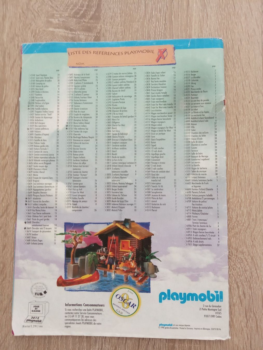 Documenti: Catalogue Playmobil 1996 FR – Usato da Champtauroz venduto da Ozu917 1