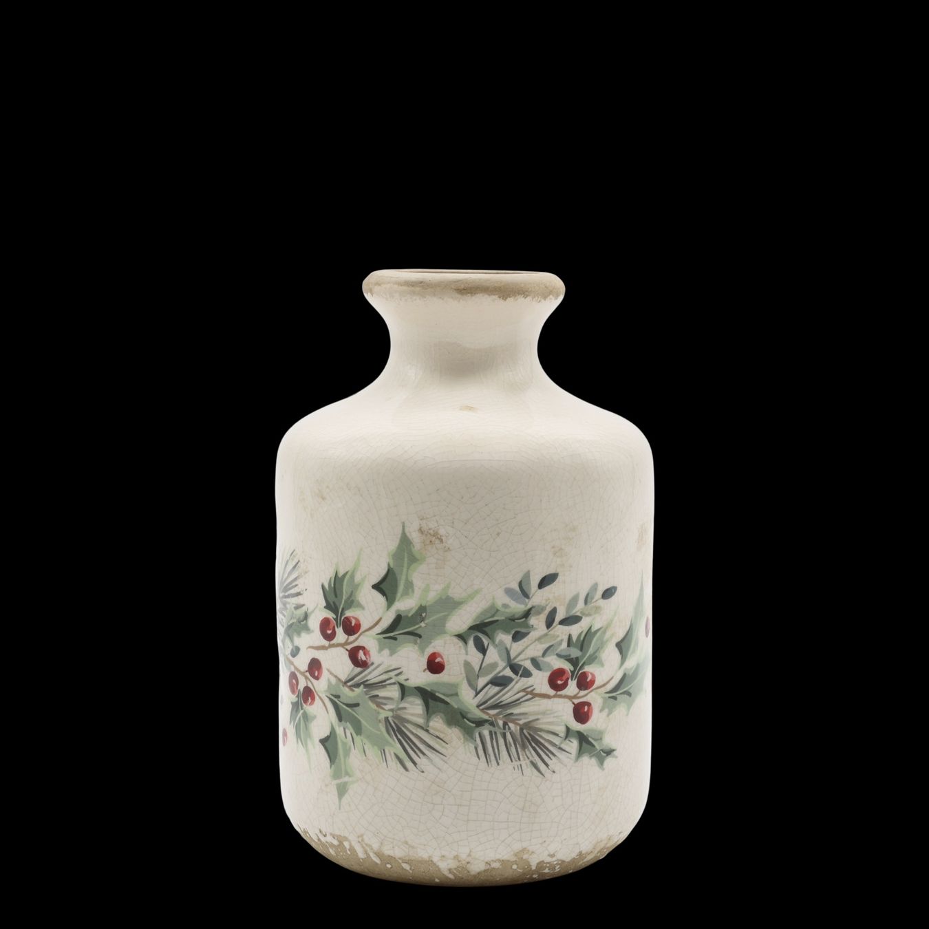 Vase & Récipients: Chic Antique Vase mit Stechpalme – Neuf avec emballage d'origine à Innertkirchen par Glatthard-Interior 4