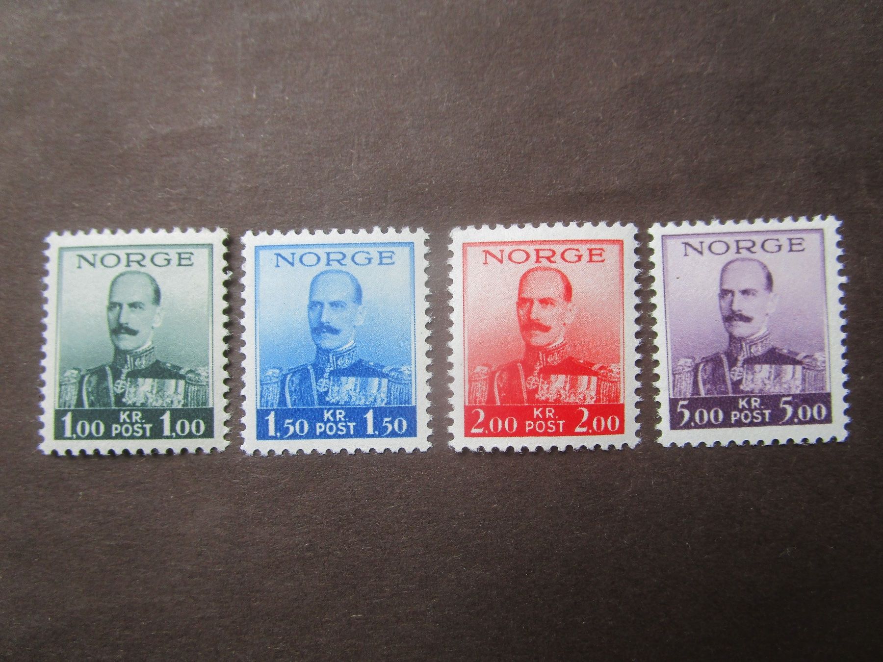 Tutti i francobolli: Norwegen   1937/38 – Nuovo (secondo la descrizione) da Dürnten venduto da tu5bo9