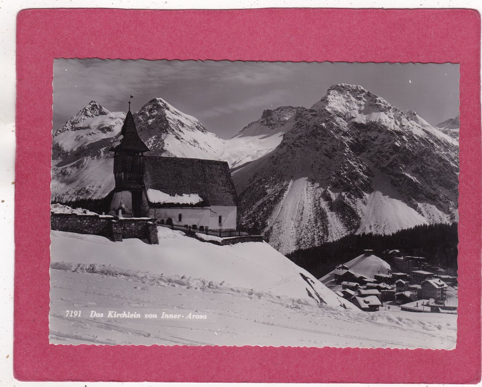 Cartoline postali: Das Kirchlein von Inner Arosa – Usato da Herisau venduto da Lisegrat2008