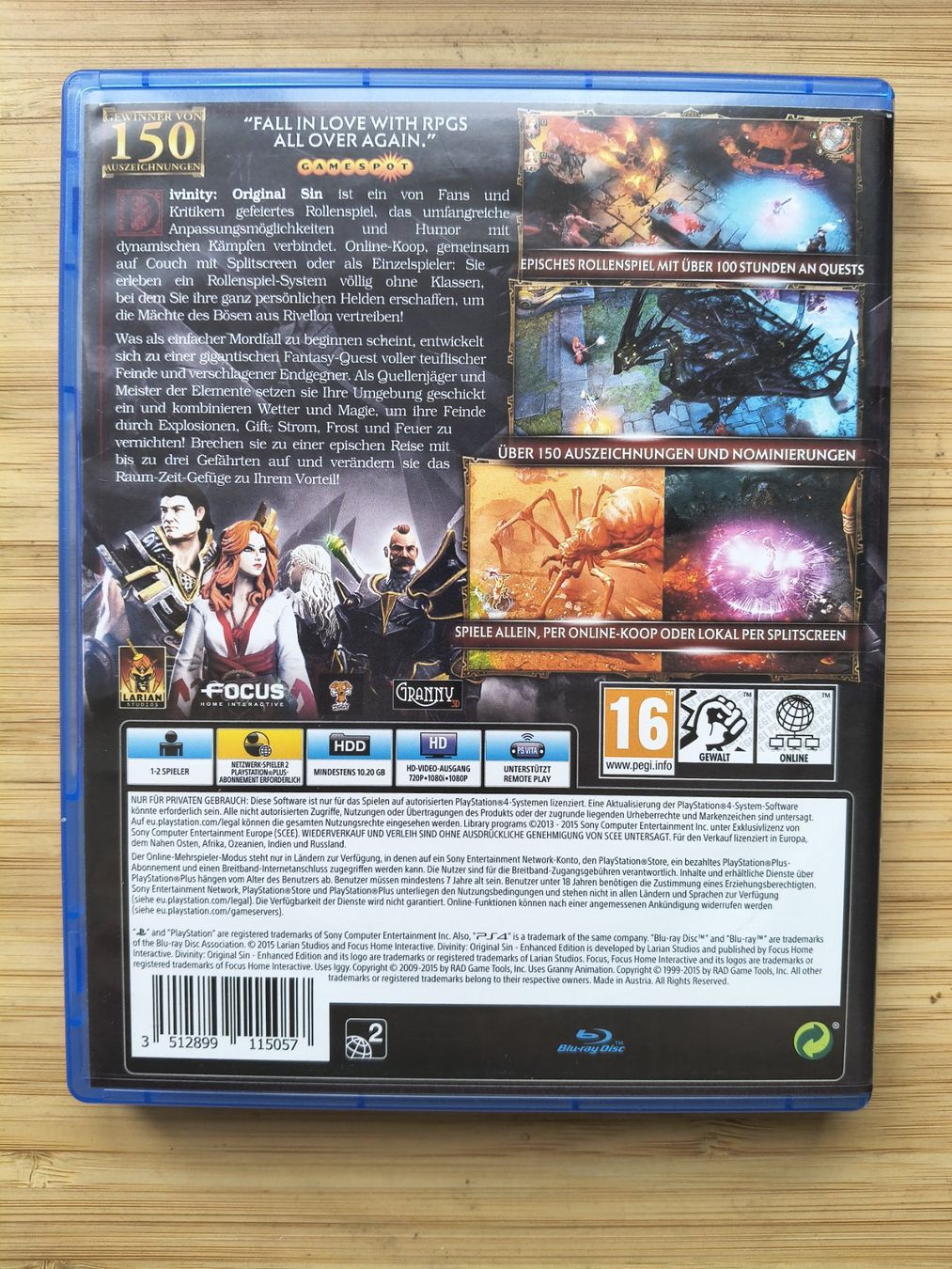 Jeux: Divinity: Original Sin - Enhanced Edition (PS 4) – D'occasion à Riedholz par ste_96cd 1