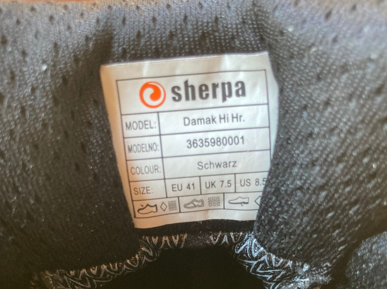 Sherpa Scarpe da uomo: Chaussures de marche SHERPA, taille 41 – Usato da Magglingen/Macolin venduto da pinkpudel 1